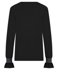 LADY DAY MELANIE TRUI BLACK KNITWEAR