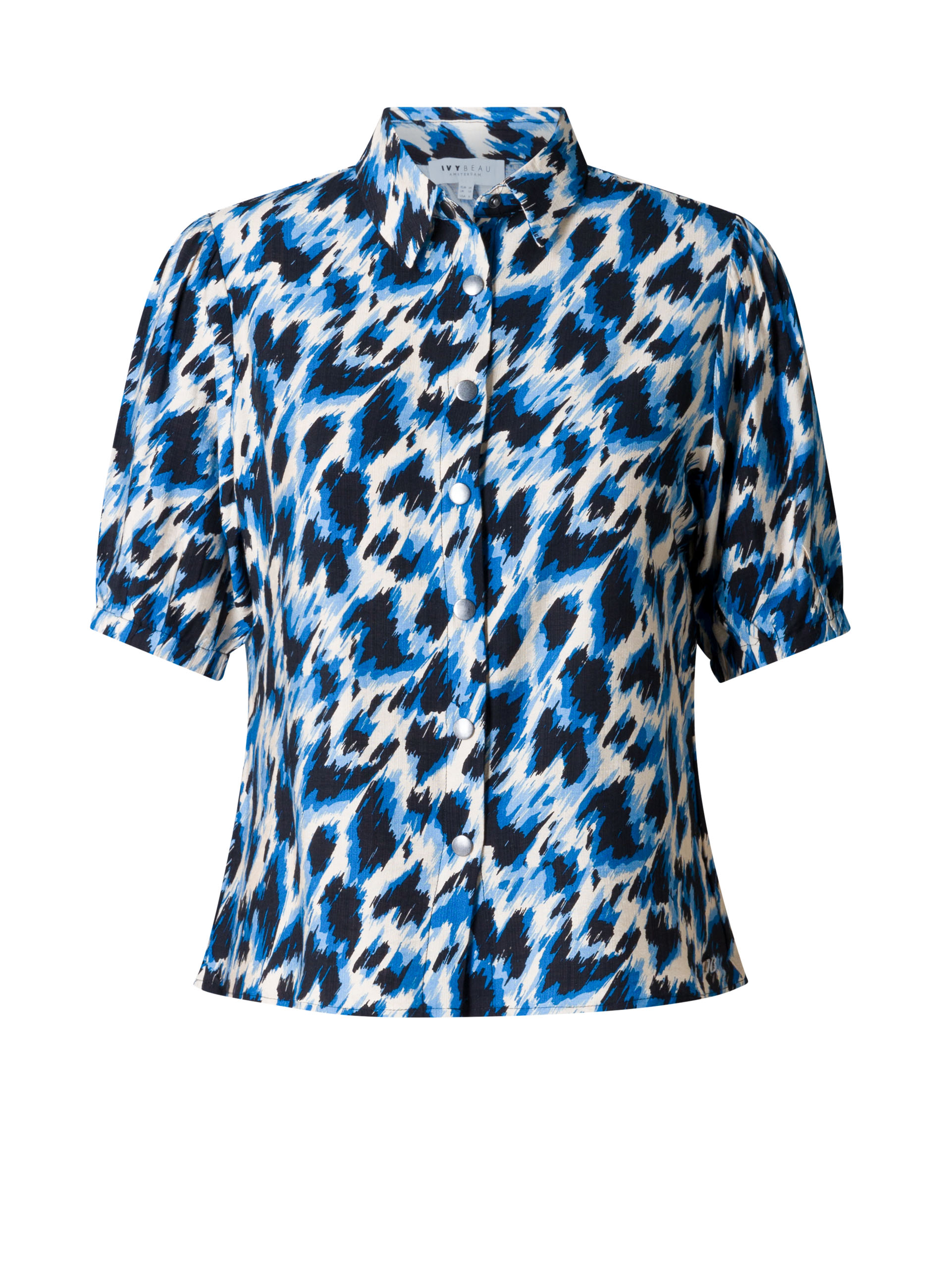 IVY BEAU PRE HERFST EVELINA TOP/BLOUSE BRILLIANT BLUE/MULTI