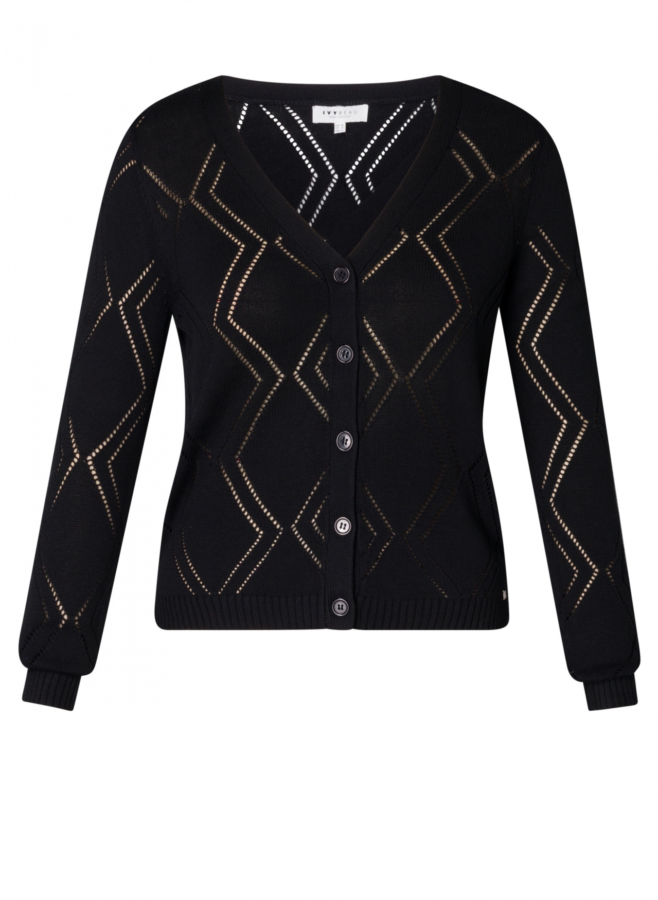 IVY BEAU PRE HERFST EILEEN VEST BLACK