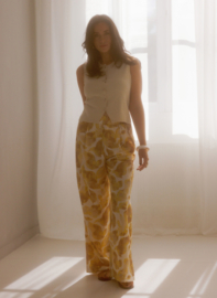 YEST MELINE BROEK RAFFIA/MULTICOLOUR