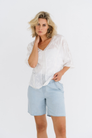 MAICAZZ NIKKIE BROEK LIGHT BLUE