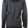 LIZZARDSPORT SL8073 Ladies Long Softshell Jacket BLACK wind & waterproof