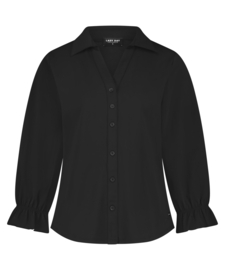 LADY DAY ABBY BLOUSE BLACK TRV