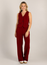 IVY BEAU GIVENSELLI BROEK DARK RED