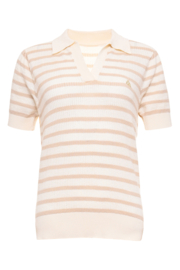 MAICAZZ SUPER POLO OFFWHITE/L.SAND(sale kan niet retour)