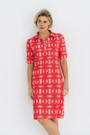 MAICAZZ MILOUS JURK AFRICAN RED TRV(sale kan niet retour)