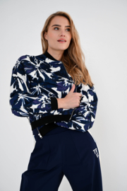 MAICAZZ JOSSY JACKET/BOMBER BLUE FLOWER TRV(sale kan niet retour)