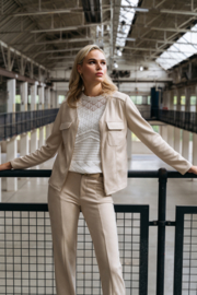 ZIZO POSH-BROEK BLEACHED SAND(sale kan niet retour)
