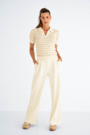 MAICAZZ SUPER POLO OFFWHITE/L.SAND(sale kan niet retour)
