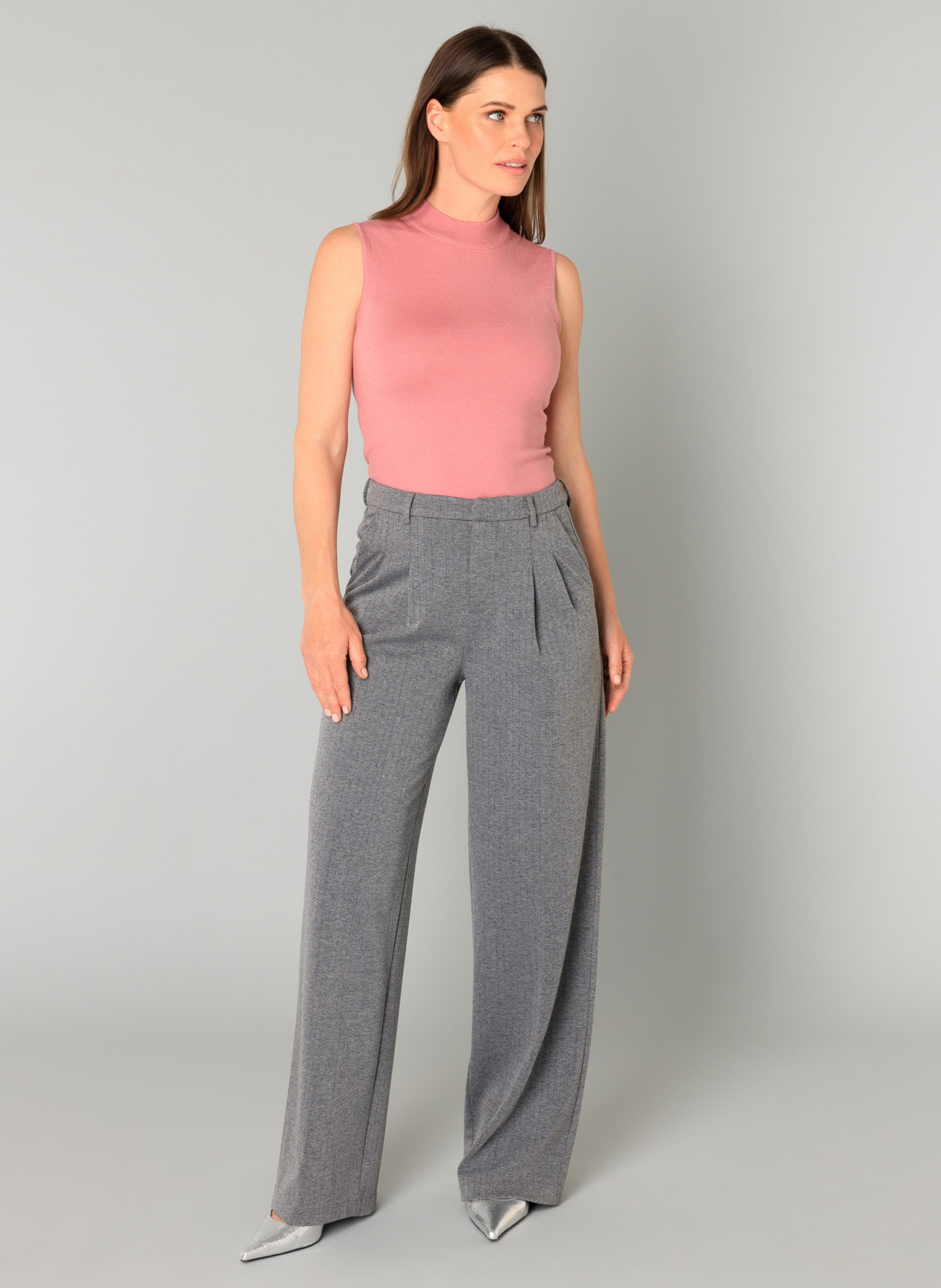 YEST BOBBY TOP DARK ROSE KNITWEAR