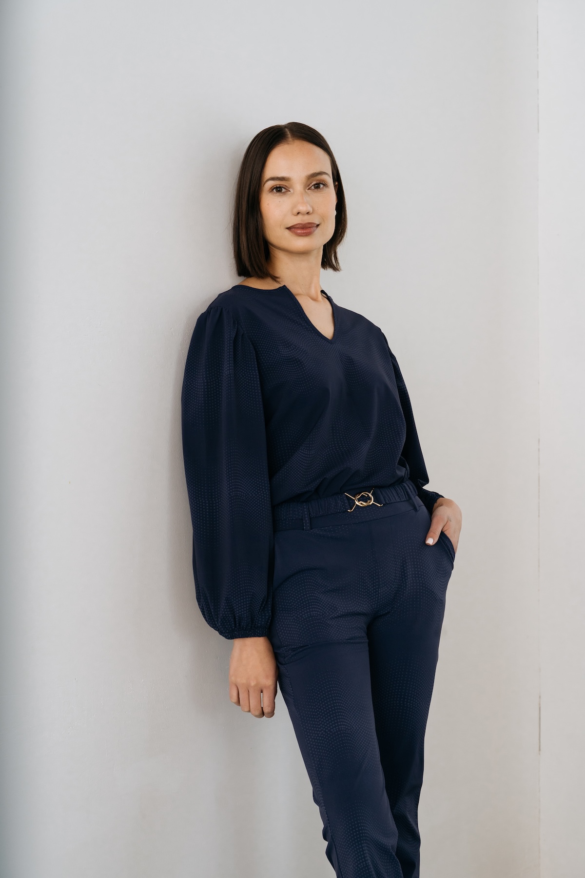 MAICAZZ SOLANE TOP NAVY TRV