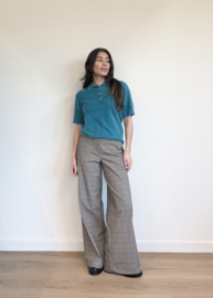 LADY DAY MILLE BROEK MARIN CHECK PRINT TRV
