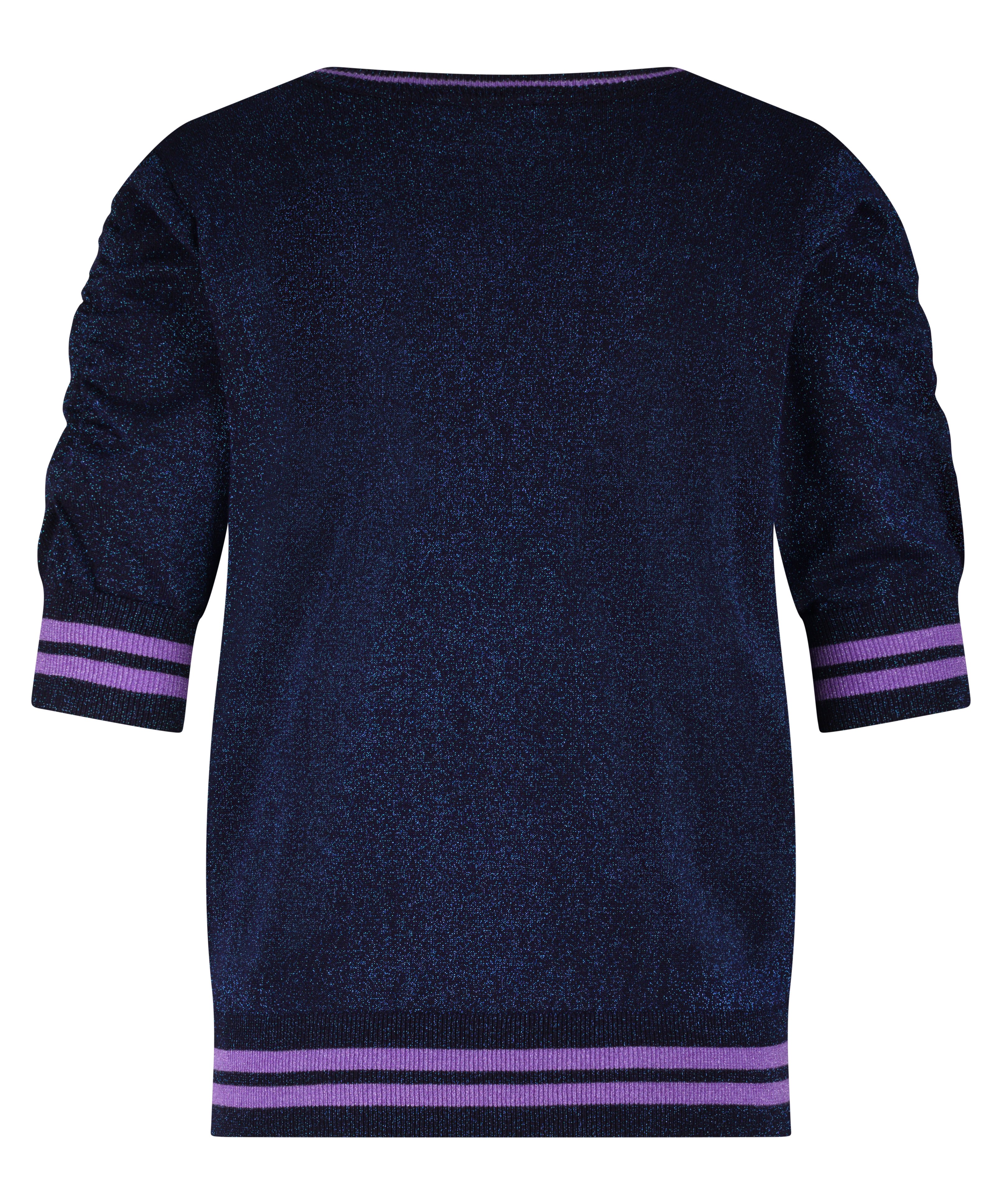LADY DAY SELENA TOP BLUE KNITWEAR