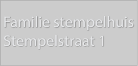 Stempelplaatje 2 regels