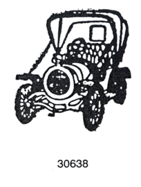 Antieke auto stempels