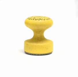 Rond houten stempel 'Zon'