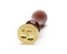 Lakstempel 25mm Kersen