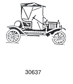 Antieke auto stempels