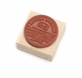 Houten stempel 'Letter'