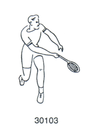 Tennis stempels