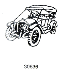 Antieke auto stempels