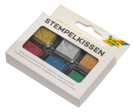 Stempelkussen set Metallic