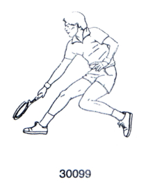 Tennis stempels