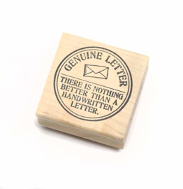 Houten stempel 'Letter'