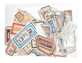Vintage stickers