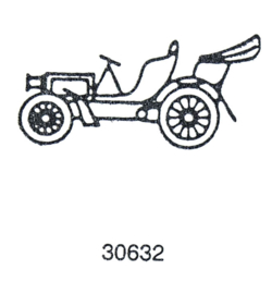Antieke auto stempels