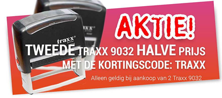 Traxx 9032 actie tweede halve prijs