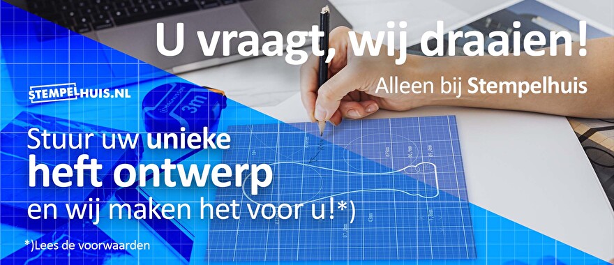 Ontwerp uw eigen heft voor lakstempels