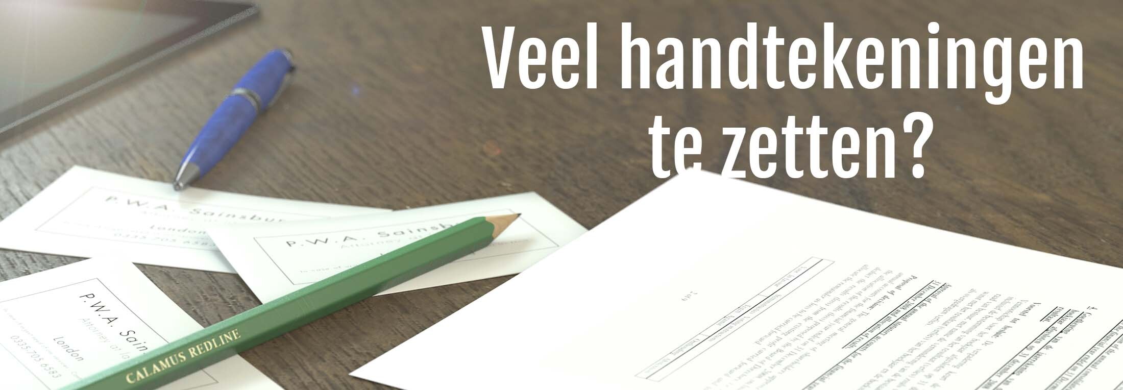 Stempel zonder handtekenin