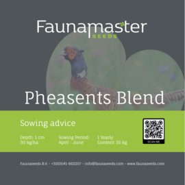 10 Kg Faunamaster fasan blanding