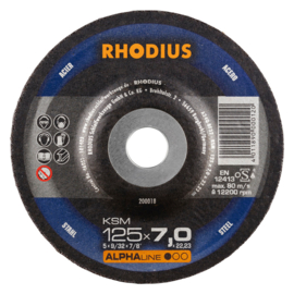 Rhodius afbraamschijf KSM 125 X 7.0  - 25 stuks