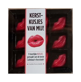 Chocolade kerst kusjes