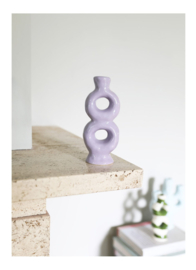 Lilac candleholder