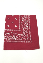 Bandana donkerrood