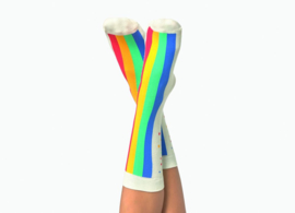 Rainbow cake sokken
