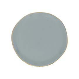 UNC cake plate blauw