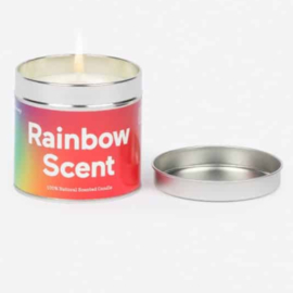 Rainbow candle