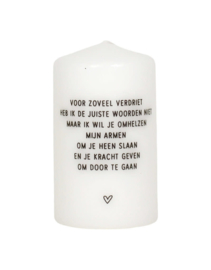 Kaars voor zoveel verdriet