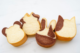 Shokupan Toast in Cute Animal Shape - 1 piece random shape