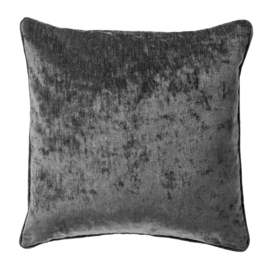 LEWY - Sierkussen 45x45 cm - Charcoal Gray - Grijs