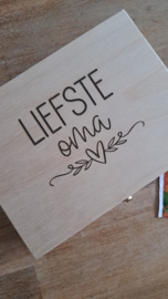 Theedoos | Liefste oma