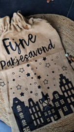 Jute zak  | Fijne pakjesavond
