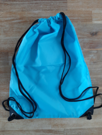 Zwemtas met naam blauw