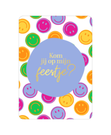 Kom je op mijn feestje?