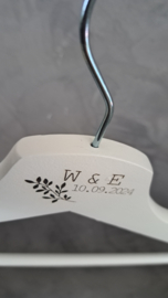 Kledinghanger bruiloft | Wit
