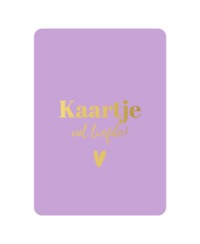 Kaartje vol liefde